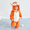 Orange Winter Baby Rompers Fox Jumpsuit  Body Suit BS6031